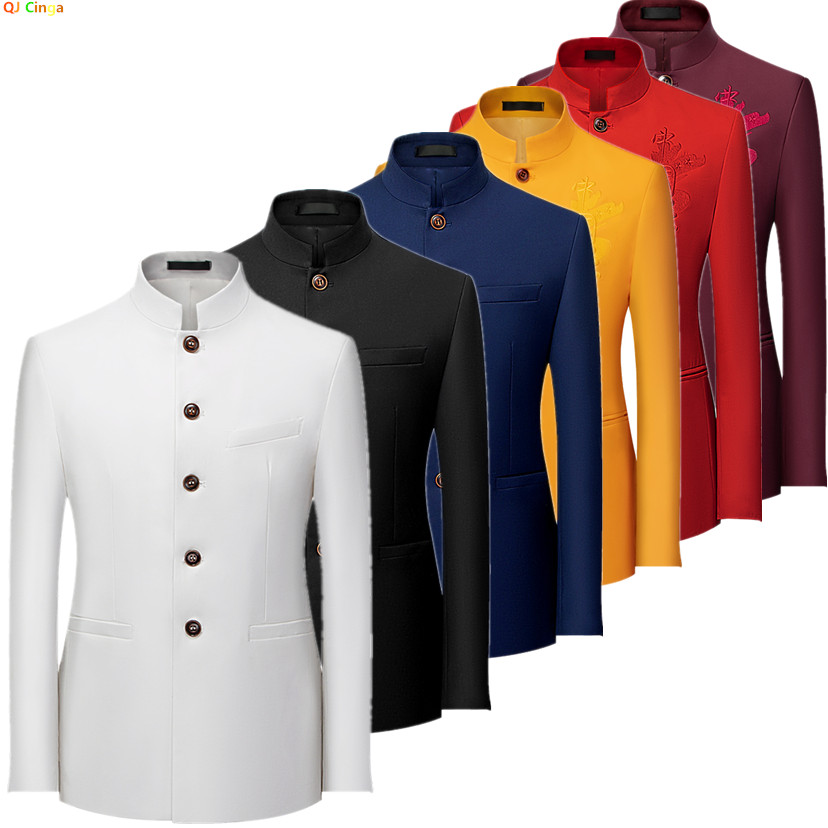 Men Formal Wear With Coat - 2026 Heren Chinees Stijl Lange Mouwen