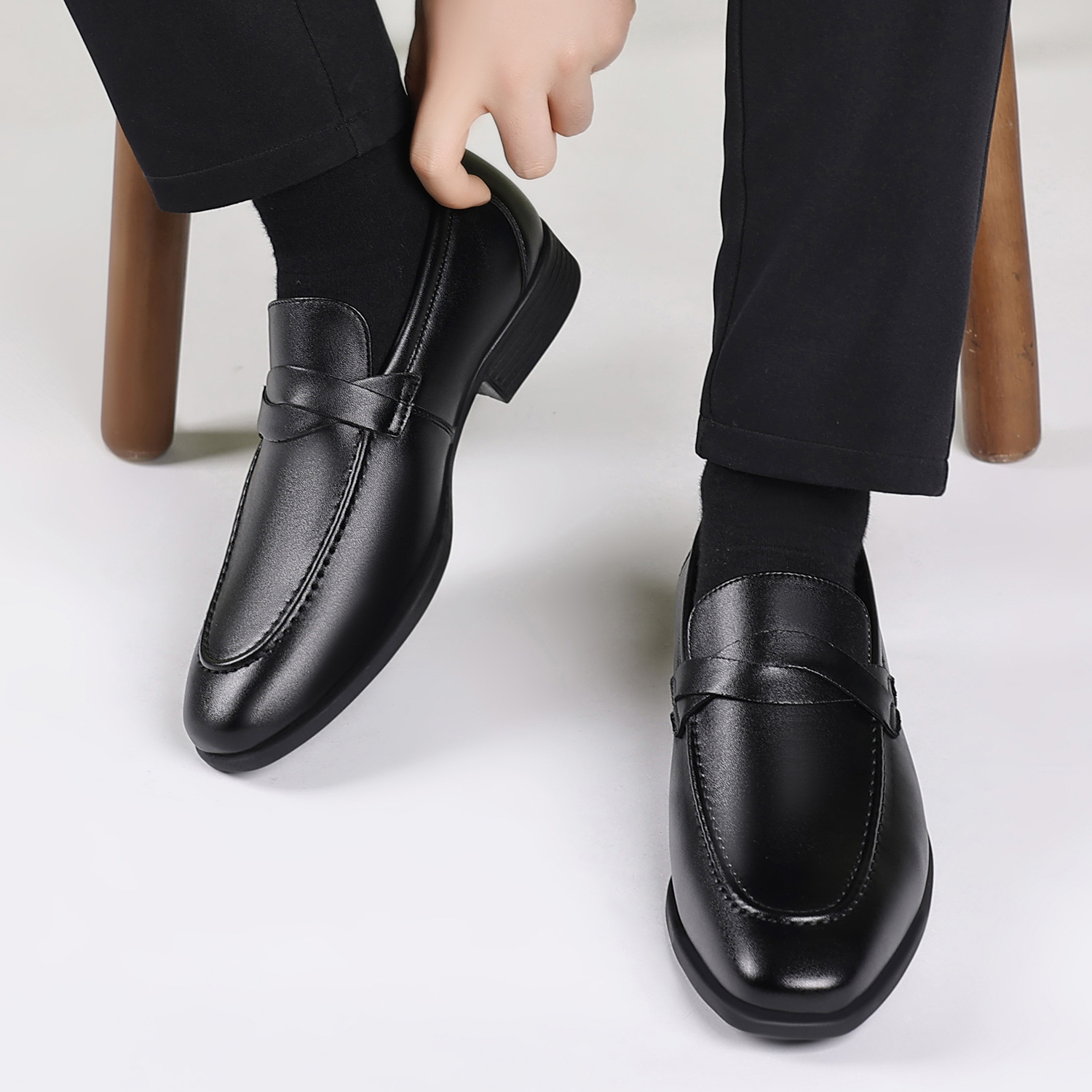 Men Formal Wear Dress - Herenleren schoenen voor formele gelegenheden in