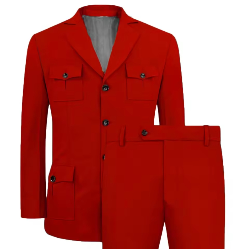Herenkostuums Jakcet Casual Ka - Khaki Formal Wear Men recensie en prijs