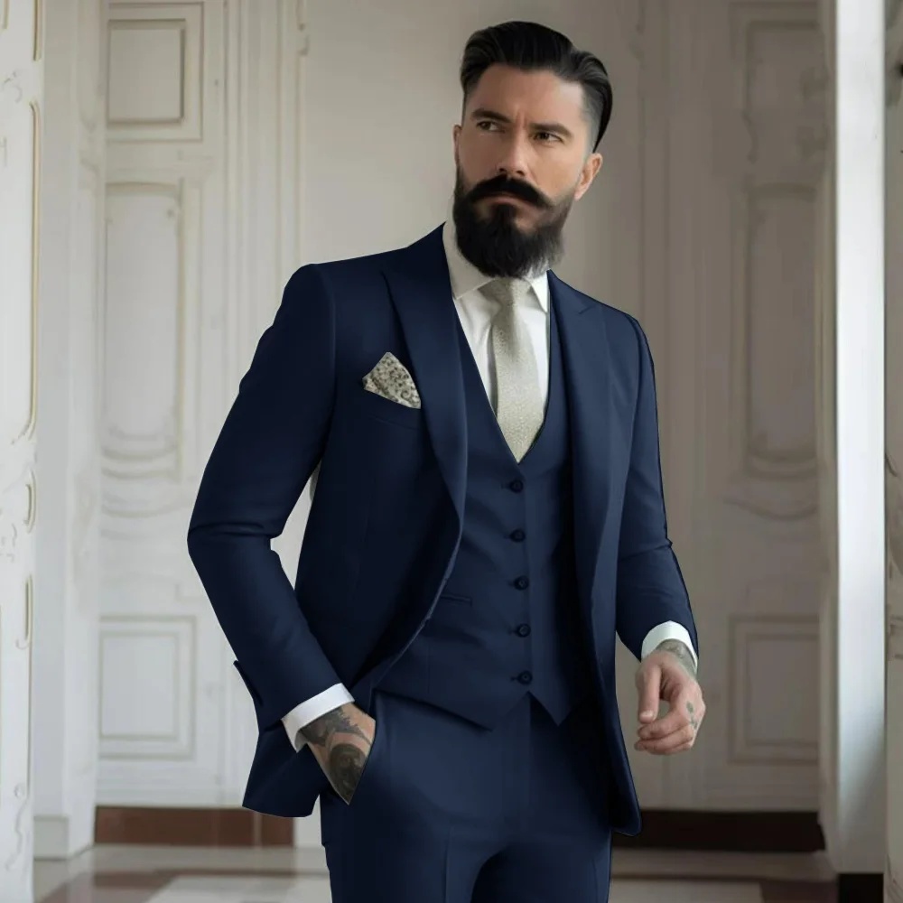 3-delige post-kaki pakken here - Men Formal Wear With Coat recensie en prijs