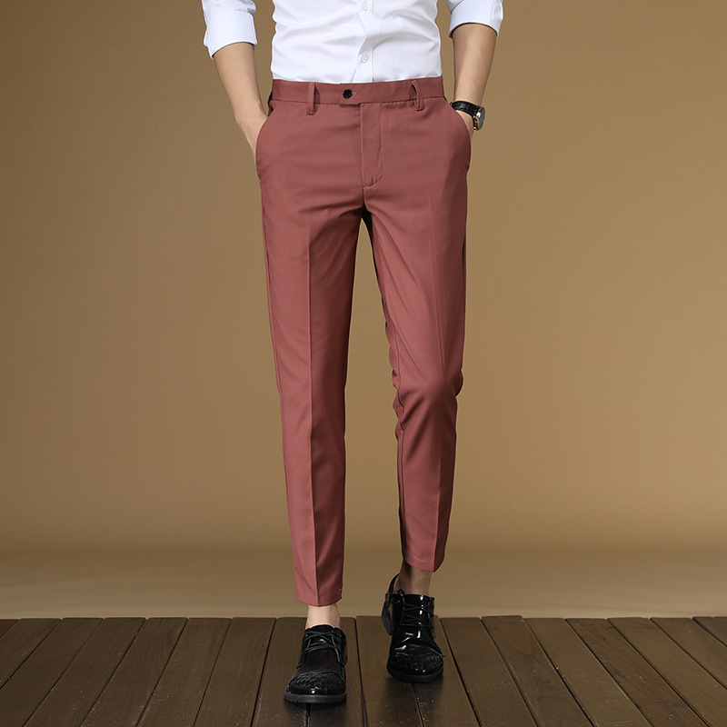 Zomer Pak Broek Mannen Rood Zw - Khaki Formal Wear Men recensie en prijs