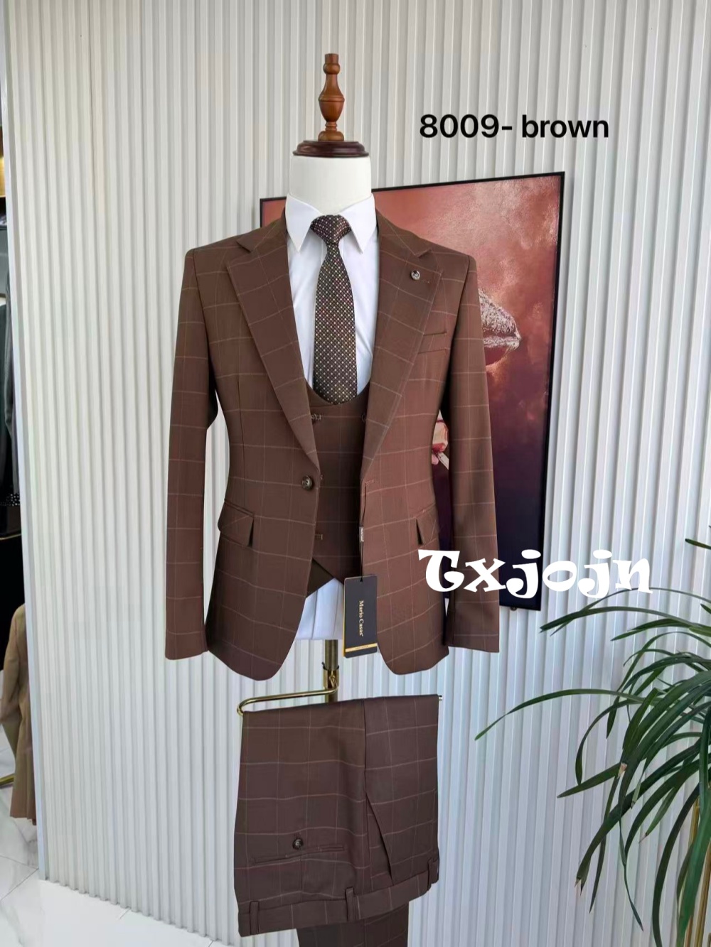 Heren Ruitpak 3-delig (jas, ve - Formal Men Party Wear Jacket recensie en prijs