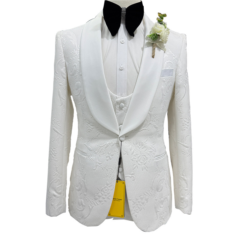Heren trouwpak wit 3-delig jac - Formal Men Party Wear Jacket recensie en prijs