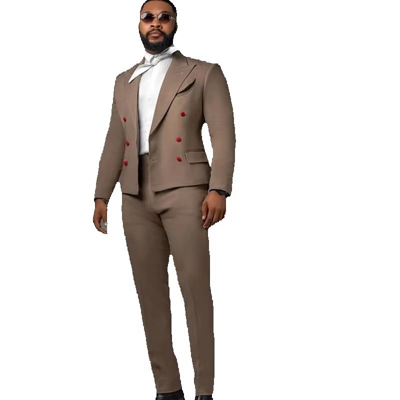Designer Khaki Herenpak 2-deli - Khaki Formal Wear Men recensie en prijs