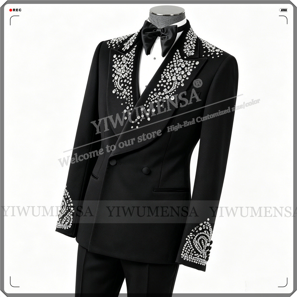 Luxe trouwpak voor mannen met  - Formal Men Party Wear Jacket recensie en prijs