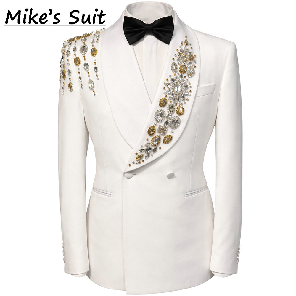 Witte formele herenpakken, 2-d - Formal Men Party Wear Jacket recensie en prijs