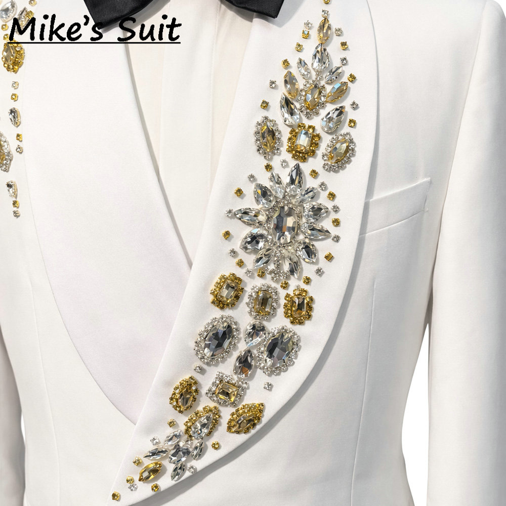 Witte formele herenpakken, 2-d - Formal Men Party Wear Jacket recensie en prijs