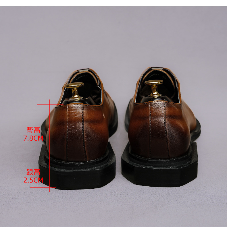 Oxford-schoenen van echt leer  - Formal Upper Wear Men recensie en prijs