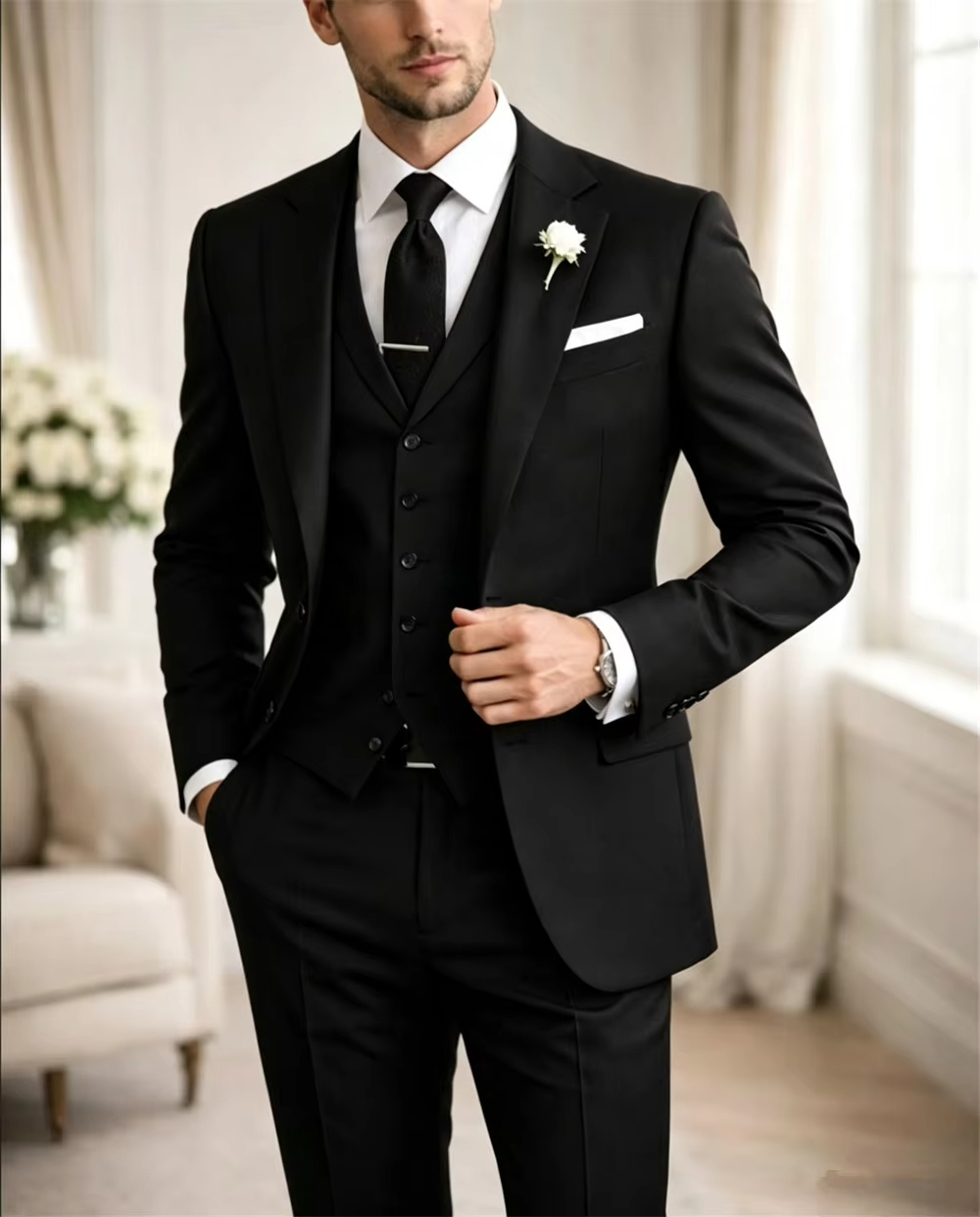 Luxe op maat gemaakte kaki her - Khaki Formal Wear Men recensie en prijs