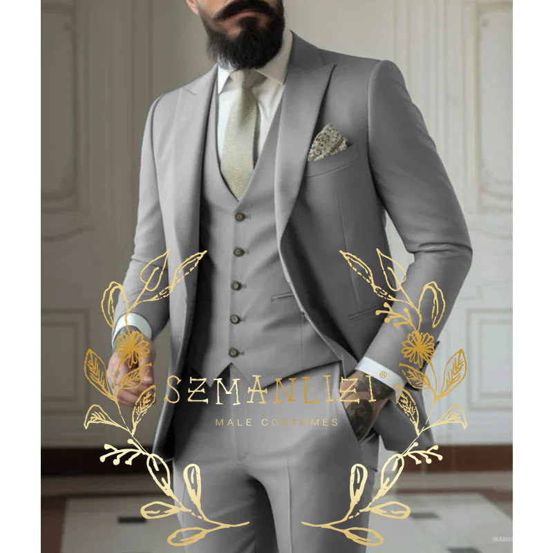 Lichtgroene pakken herenpakken - Men Formal Wear With Coat recensie en prijs
