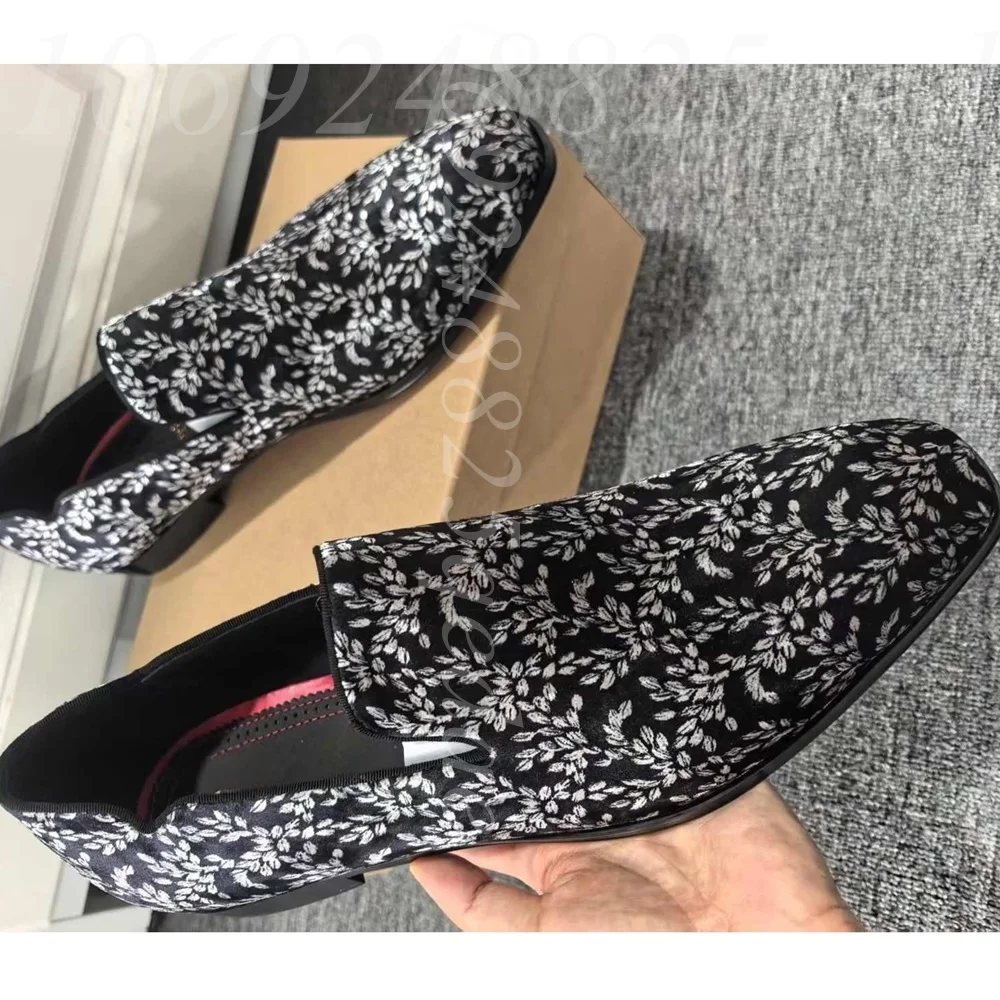 Heren zwarte bloemenprint inst - Formal Upper Wear Men recensie en prijs