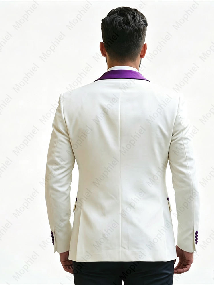 Witte Herenpakken 3-delig Slim - Formal Men Party Wear Jacket recensie en prijs