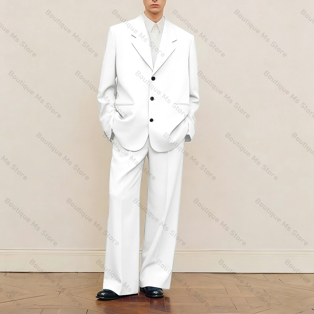 Heren zwart oversized pak set  - Formal Men Party Wear Jacket recensie en prijs