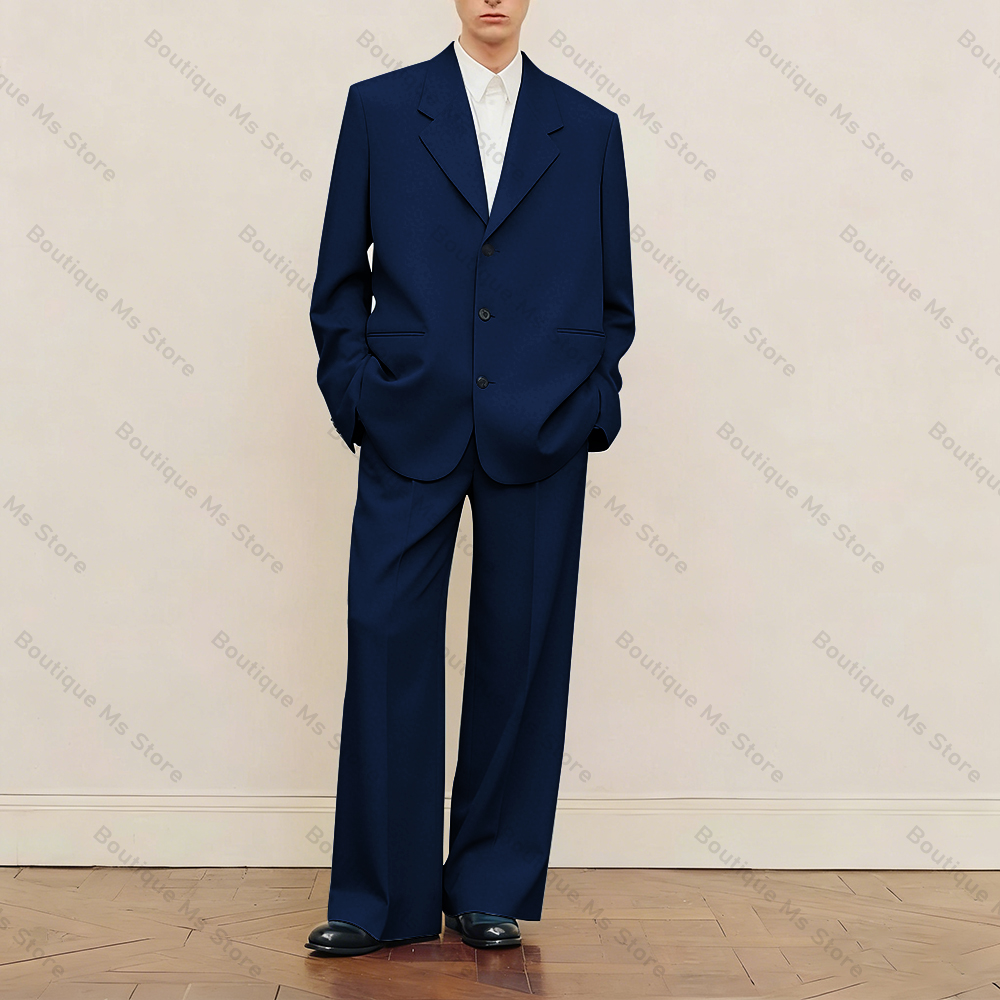 Heren zwart oversized pak set  - Formal Men Party Wear Jacket recensie en prijs