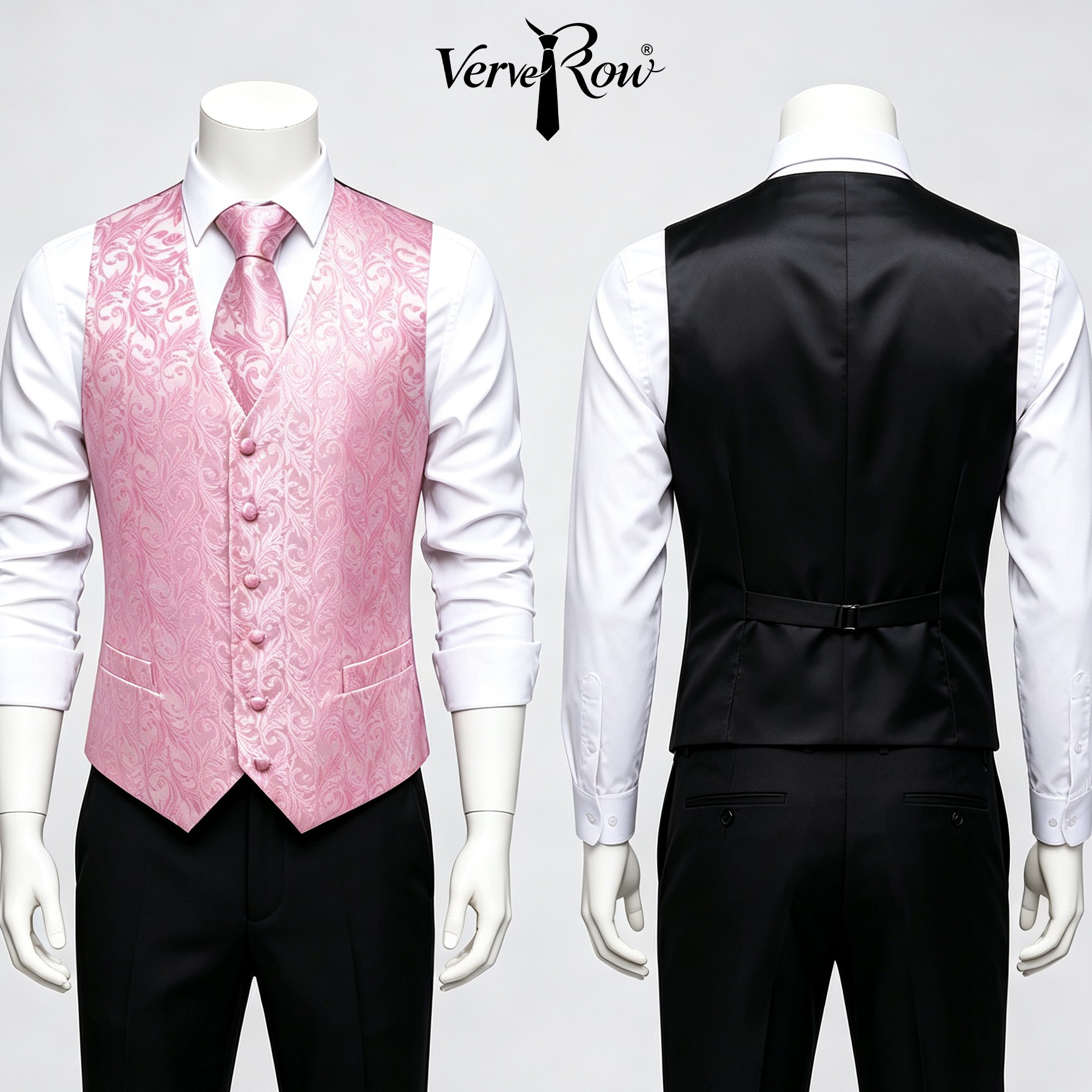 Heren roze stropdas zakdoek dr - Men'S Formal Wear Ties recensie en prijs