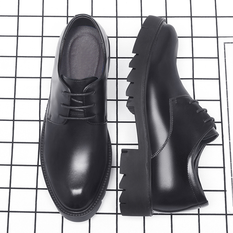 Heren zwarte leren veterschoen - Men Formal Wear Dress recensie en prijs