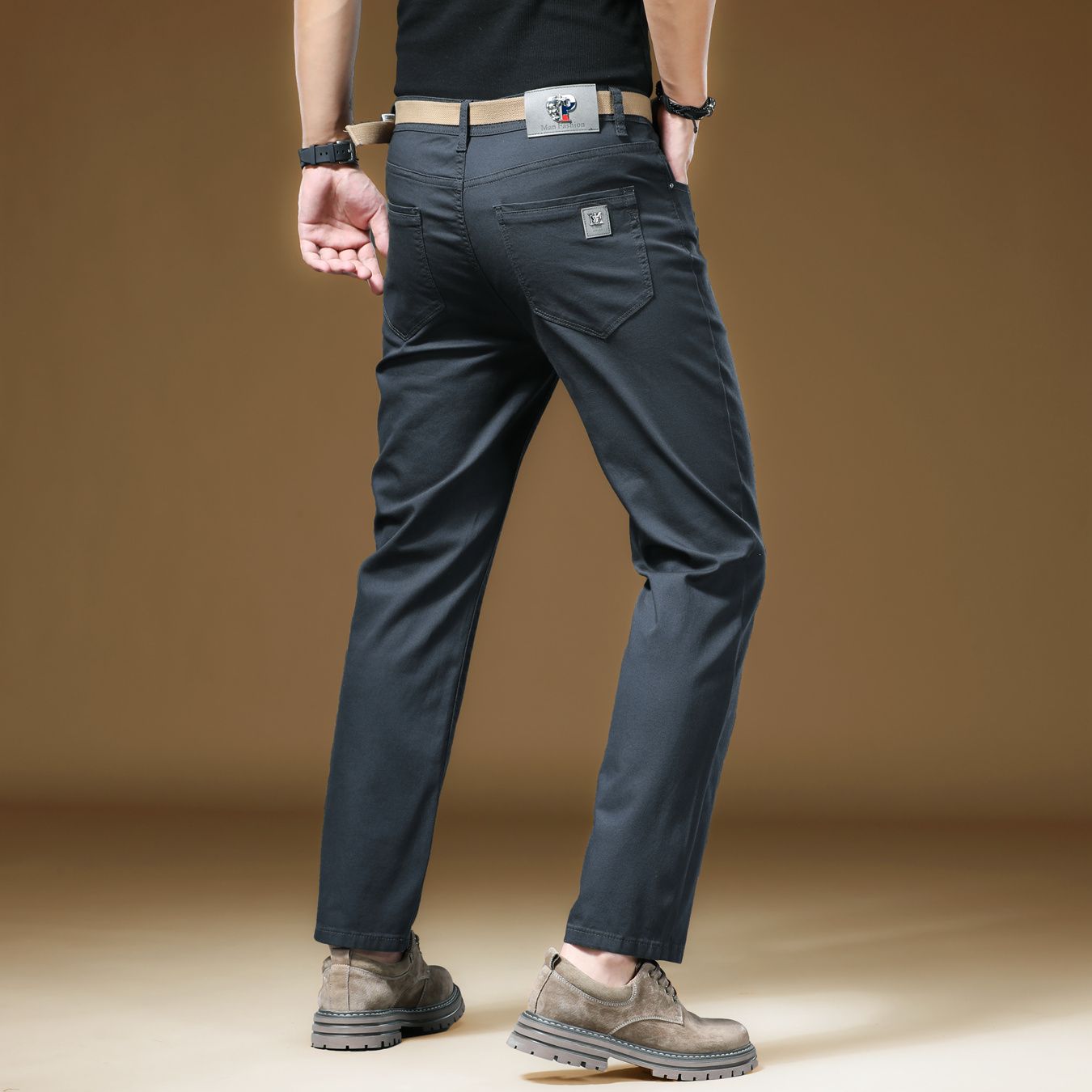 Nieuw in kwaliteit: Herenbroek - Khaki Formal Wear Men recensie en prijs