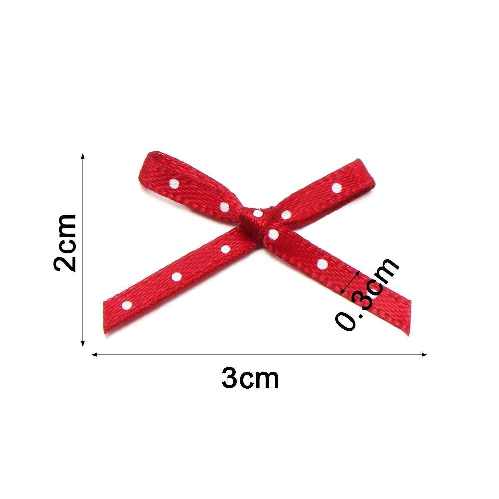 50/100 stuks Polka Dot Mini Sa - Satin Bow Tie recensie en prijs